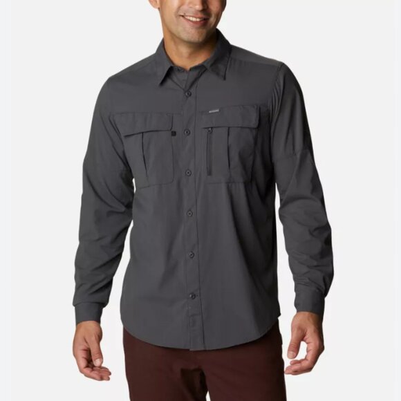 COLUMBIA | Men's Newton Ridge II Shirt Omni-Shield Button Down | Sz. L - Picture 1 of 16